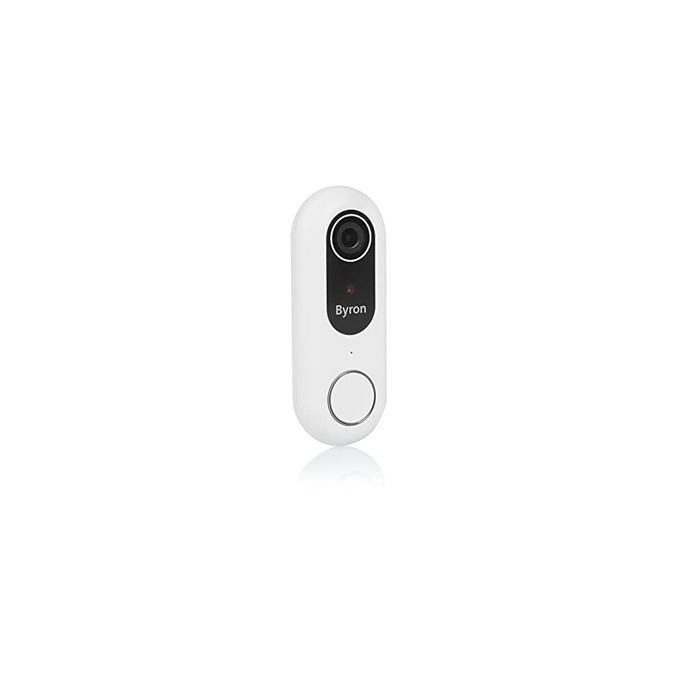 Wired Smart Wi-Fi Video Doorbell, Free App, Full HD 1080p Camera, Two Way Talk, Night Vision, Easy Installation, White, DIC-23712