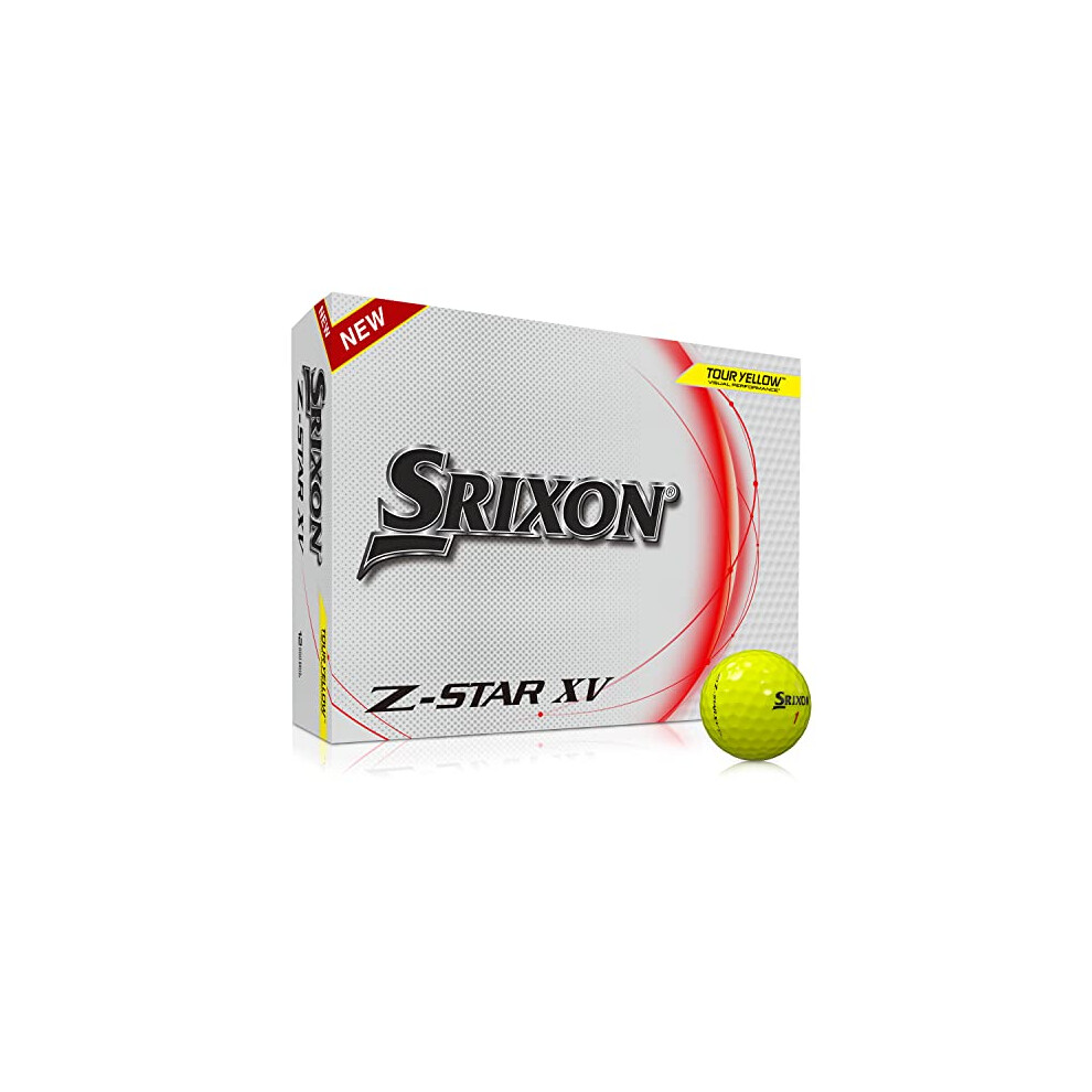 Z Star XV 8 - Dozen Premium Golf Balls - Tour Level - Performance - Urethane - 4 Pieces - Premium Golf Accessories And Golf Gifts