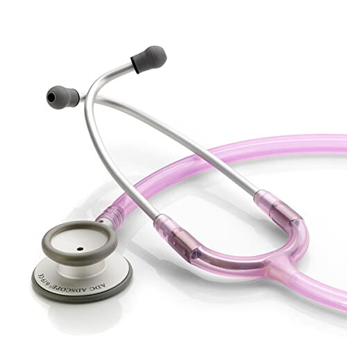 Adscope 619 - Ultra-lite Clinical Stethoscope - Rose Quartz