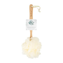 Long Handle Shower Pouf, White (80 40 036)