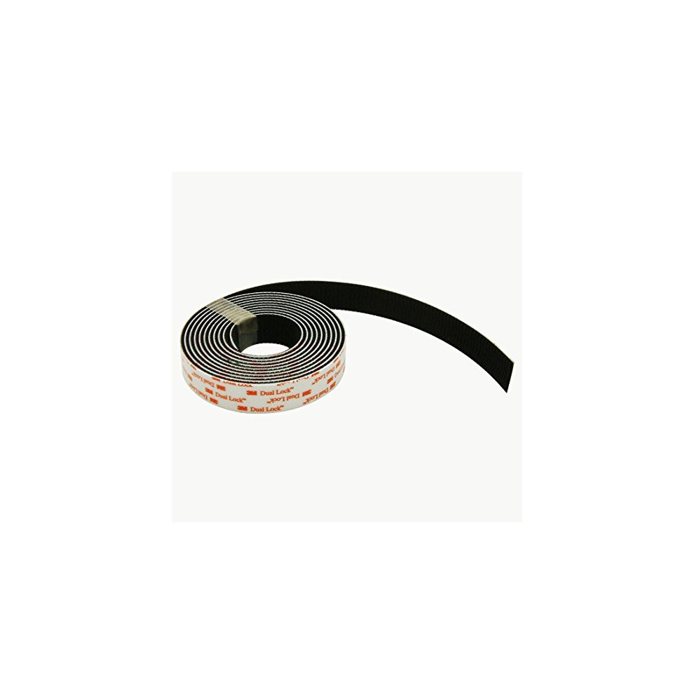 Scotch SJ3550 Dual Lock 250 Reclosable Fastener: 1 in. x 10 ft. (Black)