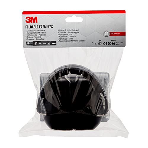 3M 3M Cuffia antirumore 90563EC1, pieghevole, nera 0,000000 Nero 2