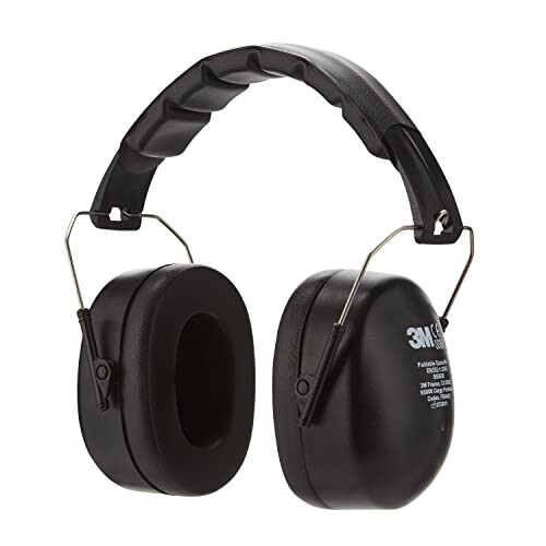 3M 3M Cuffia antirumore 90563EC1, pieghevole, nera 0,000000 Nero