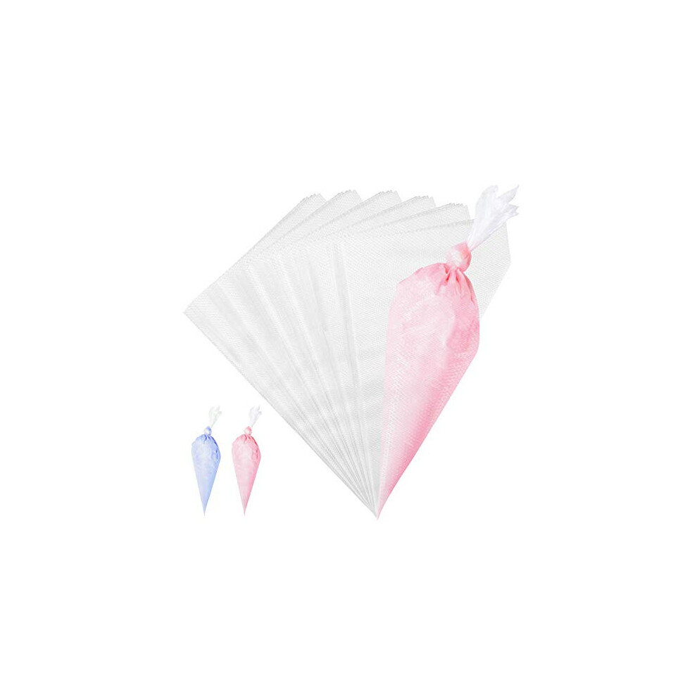 Strong Icing Bags, 100 Pcs Disposable Piping Bags Plastic Thick Icing Pipe Bag for DIY Cake Decorating Tool, Cupcake Biscuit Dessert Cookie Decorating