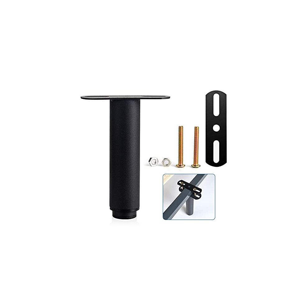 Bed Adjustable Legs, Metal Furniture Support Legs Foot Retractable Heavy Duty Bed Center Frame Slat Support Leg,Suitable For Cabinet Sofa Bed Frame 603693813836