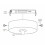 Light Fixing Ceiling Rose Strap Bracket Strap Brace Metal Plate with Accessories (120mm) 6