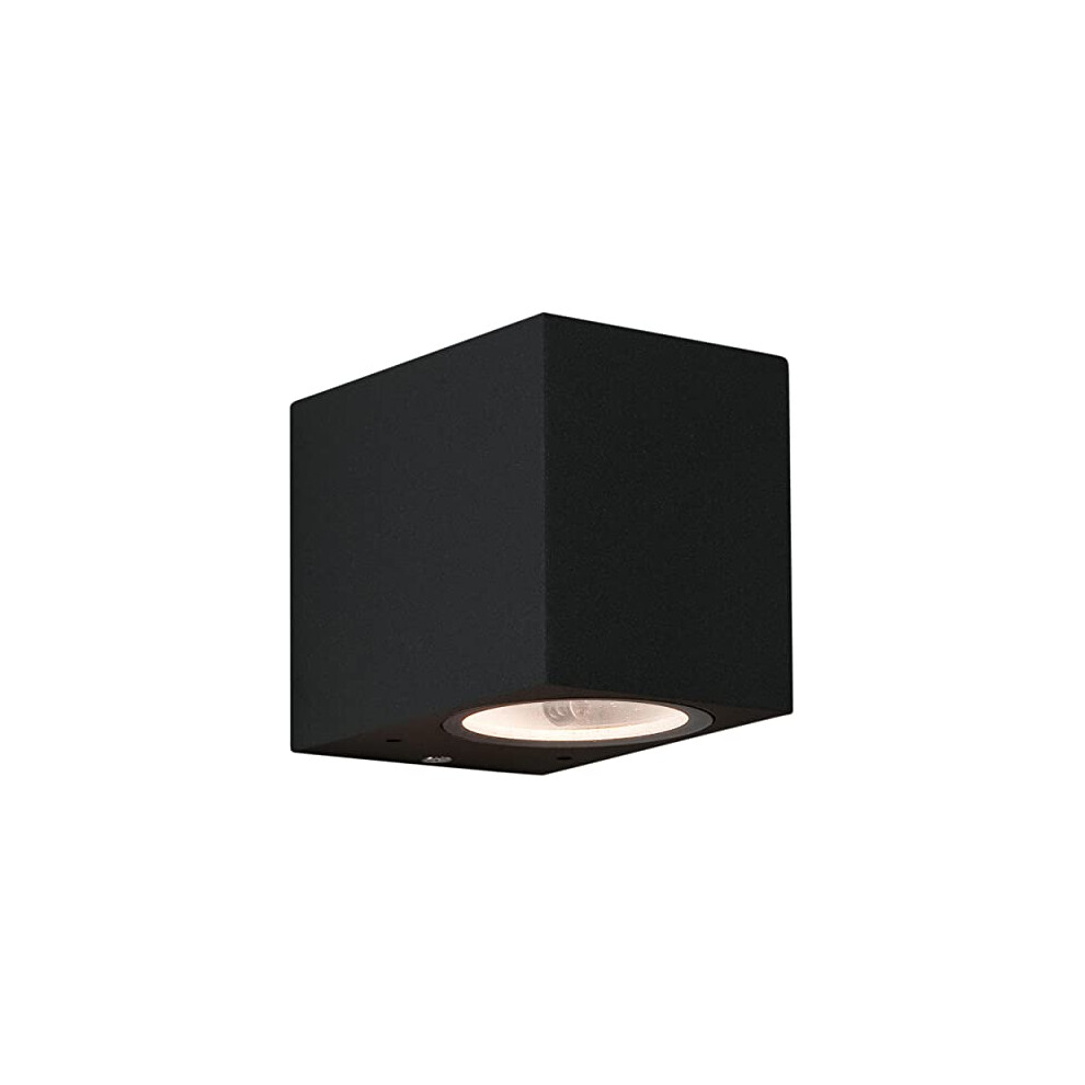 Exterior Wall Light, Zinc, 6 W, Textured Black