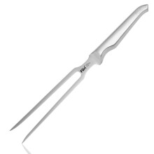 Pro Carving Fork 18cm,Long, Sturdy prongs Ideal for Forking The Largest of roasts, Unique Reverse-Wedge, Anti-Fatigue Handle Locks into Hand for a