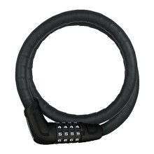 ABUS Steel-O-Flex Tresorflex 6615C Armoured Cable Lock, 120 cm, 15 mm, 4-Digit Combination, Steel Sleeve Armour, Security Level 5