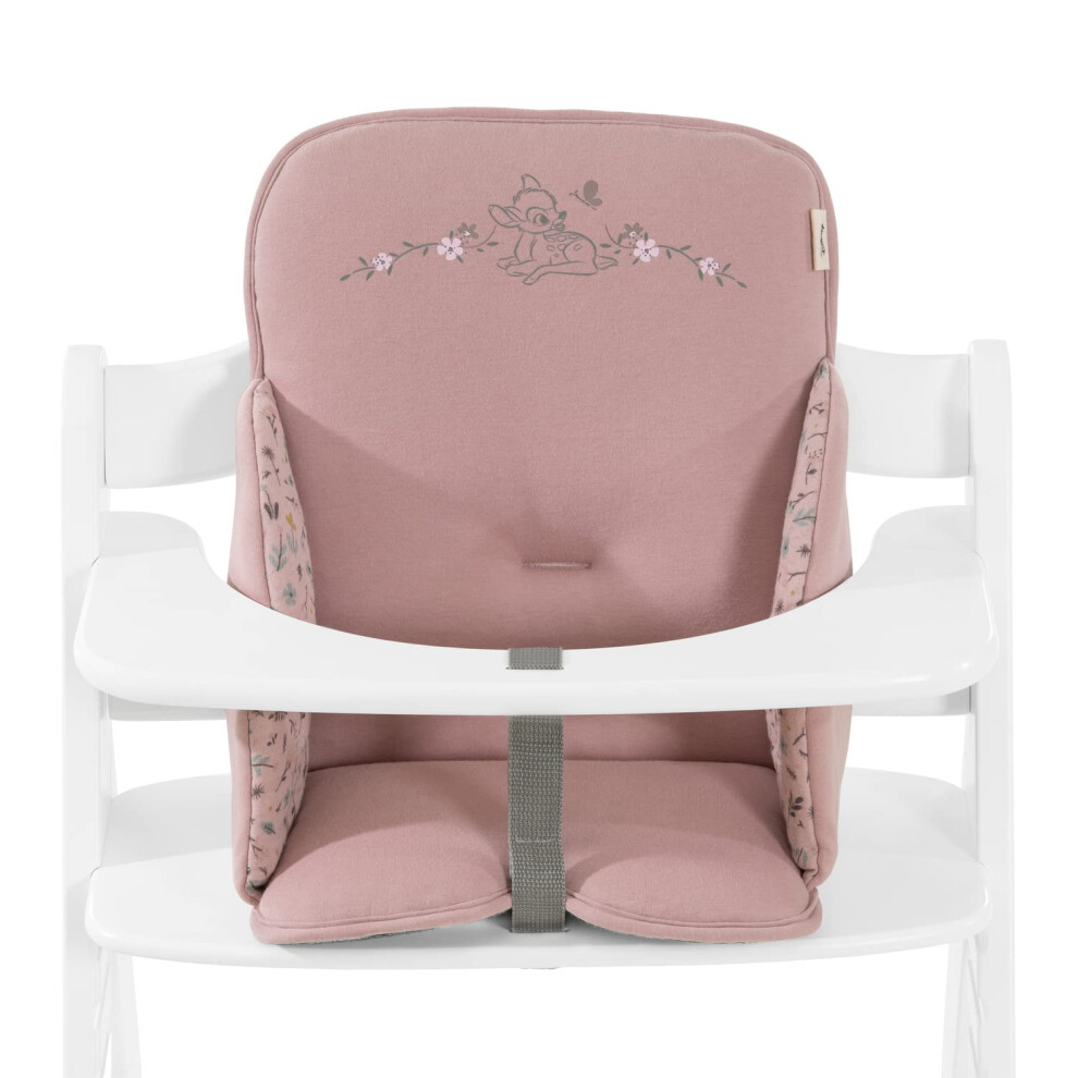 Alpha+ Highchair Cosy Select, Bambi Rose - Supportive Cushion, Soft Fabric, Machine Washable, Anti Slip