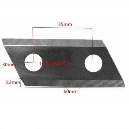 2Pcs Shredder Chipper Blade For Eco Es1600 Mcculloch Mcs2001 2