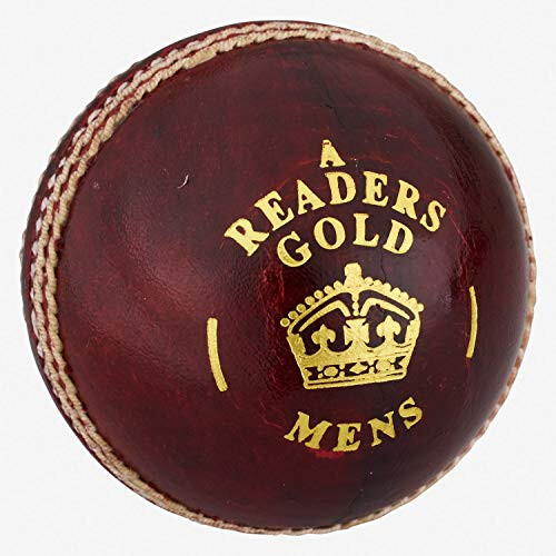 Readers Gold 'A' Cricket Ball 5.5oz, Red, Mens