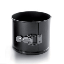 Panettone springform Mould, rolled steel plate, Black, 16 x 13 cm.