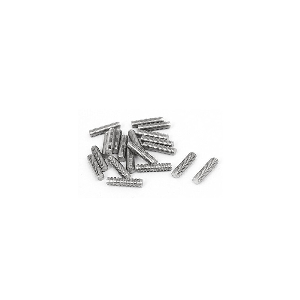 Photos - Nail / Screw / Fastener M5 x 20mm 304 Stainless Steel Fully Threaded Rod Bar Studs Fastener 20 Pcs