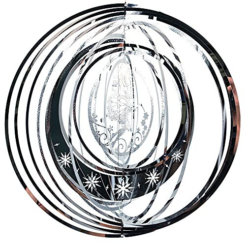 Color Pendant Butterfly Elves Flying 3D Metal Wind Chimes Rotating Fairy Wind Spinners Weatherproof Stainless Steel Hanging Outdoor Decor Yard Art