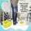 Spin Mop and Bucket Sets - 2 Separate Stackable Buckets with 2 Microfiber Spin Mop Heads Replacement & 360 Spinnable Adjustable Height Telescopic 4