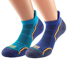 Unisex Socklet-twin King/Ny2263h -M (6-8) MILE RUN SOCLET TWIN PK KING NY2263H M 6 8 HERR, Kingfisher/Navy, M UK