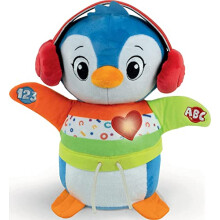 59287 Baby Clementoni - Dance with Me Penguin, Interactive Baby Toy with Music & Light Effects, Dancing and Singing Educational Toy for Toddlers from