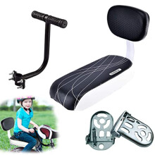 Child Bicycle Seat,Bike Back Seat Accessories set,Bicycle Back Seat Handle, Kids Saddle Electric Bicycle Bike Children Safety Rear Seat Saddle Cushion