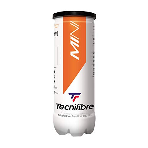 Mini 3 Tennis Balls Plastic Tubes (Stage 2 - Orange)