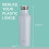 Typhoon PURE Steel Water Bottle, 800ML 3