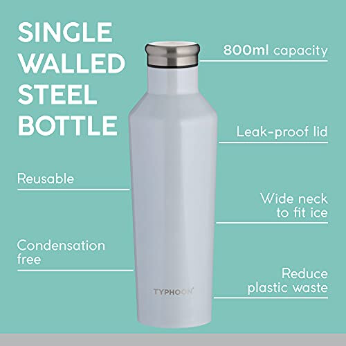 Typhoon PURE Steel Water Bottle, 800ML 1