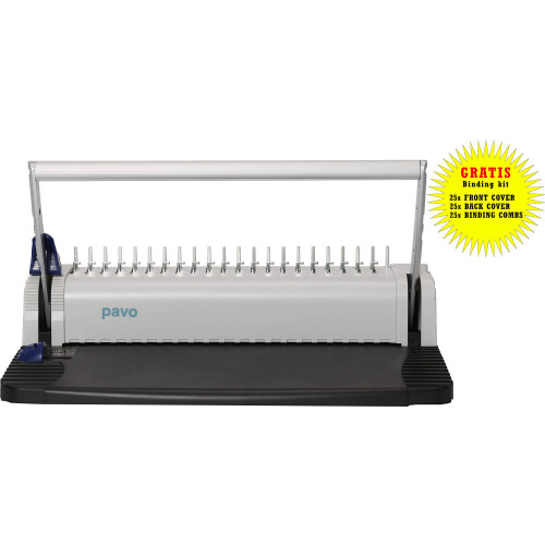 Smartmaster 2 Binding Machine Kit Includes 25x Covers and Combs - Silver/Black 2
