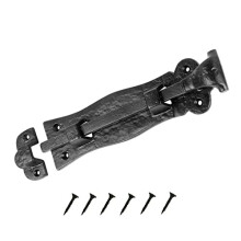 TERF Heavy Duty Antique Black Door Bolt 125mm [5''] Surface Mounted Sliding Durable Door Lock Bolts Ideal for Securing Internal External Doors and