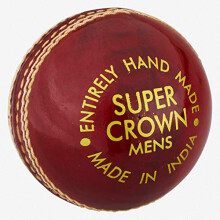 Super Crown Cricket Ball 5.5oz, Red, Mens, 1A4513M01