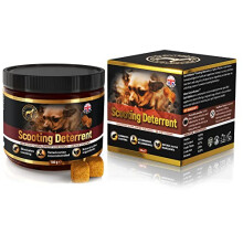 Dog Scooting Treatment - Natural Scoot Stopper - 60 tasty soft chews to stop dogs scooting (Bacon flavour)