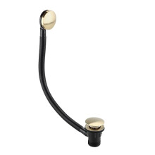 W BATH03 BB Round Clicker Bath Waste, Brushed Brass