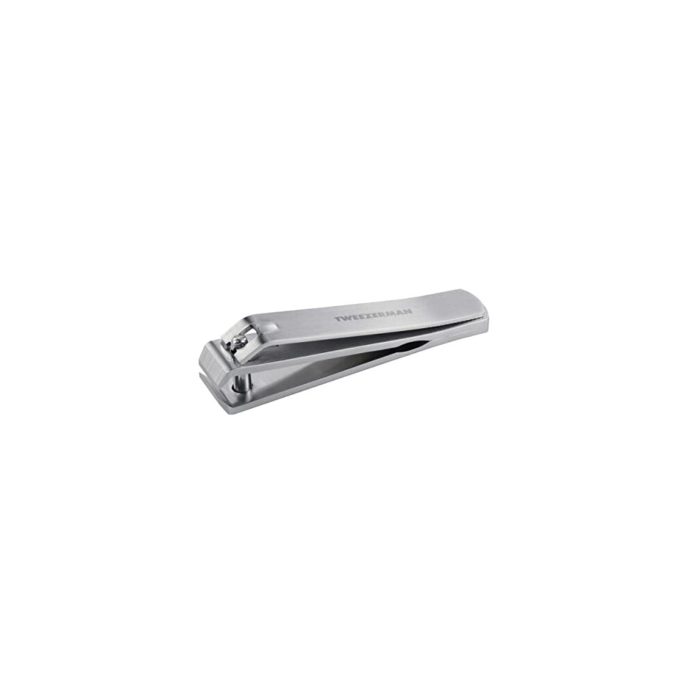 Tweezerman Nail Clippers For Thick Nails Toenail Clippers With Wide Opening And Large Handle, Stainless Steel