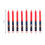 8 Spiderman birthday candles 9 cm 3