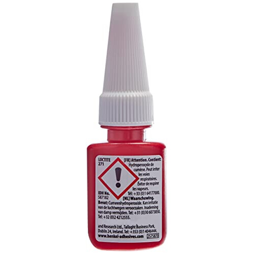 Loctite 1831703 271 Threadlocker high strength (red) 5ml 2