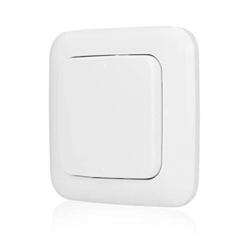 Wireless Wall Switch - Plug & Connect - Battery Operated - White - SH4-90162 1