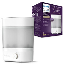 Sterilizzatore - PHILIPS AVENT - Elimina il 99,9% dei batteri - Sterilizza e asciuga in 40 min - Assicura 24h di sterilizzazione