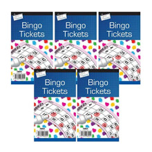 Bingo Game Tickets - 600 Games In Jumbo Size In Pack Of 5