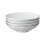 Denby Porcelain Classic White Set of 4 Pasta Bowls 1