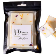 Fresh Linen Scented Botanical Wax Melts - Strong Scented, Laundry Scented Wax Melts - Handmade in UK, Candle Alternative (Pack of 6 x 12g)
