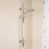 Croydex Flexi-Fix 3 Function Shower Set with 800mm Riser Rail, Chrome 2