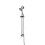 Croydex Flexi-Fix 3 Function Shower Set with 800mm Riser Rail, Chrome 5