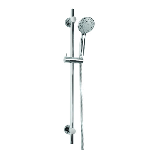 Croydex Flexi-Fix 3 Function Shower Set with 800mm Riser Rail, Chrome