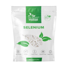 Selenium 200 mcg, 60 Vegan Capsules - Potent Antioxidant for Thyroid, Immune, Hair & Nail Health - High-Strength Selenium Supplement