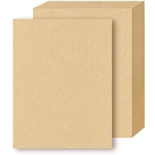 100 Sheets A4 Kraft Papers 160GSM Brown Kraft Cards Eco-Friendly Kraft Papers for Inkjet Printer and Laser Printer or Craft Made(21 x 29.7cm)