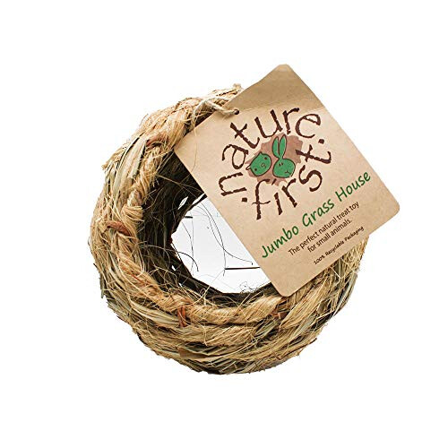 "Nature First" Jumbo Grass House Suitable for Small Animals 1
