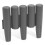 Prosperplast GARDEN PALISADE IPAL5 GRÅ M. 2,7m 1