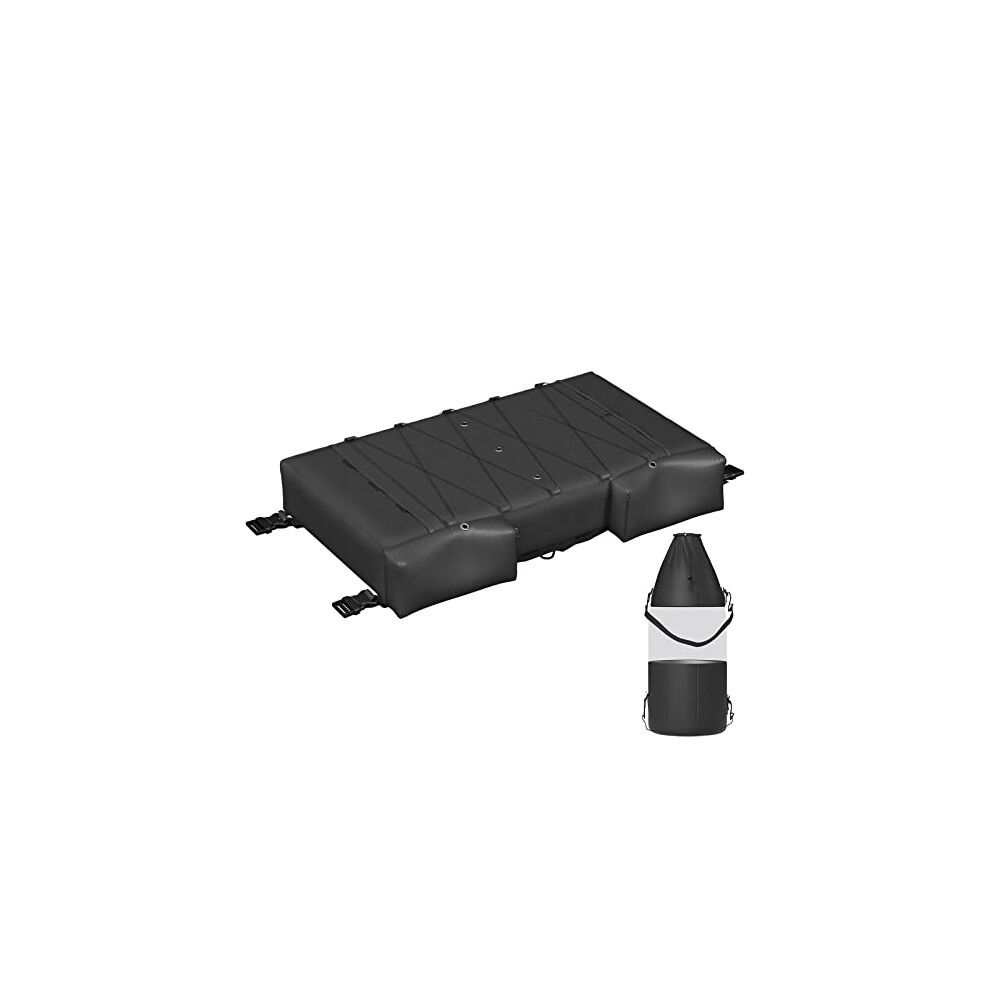 T-Top Storage Bag, for 6 Type II Life Jackets, w/a Boat Trash Bag, 600D Oxford Fabric Life Vests Storage Bag for Most T-Top Boats, Bimini Tops and
