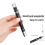 Torch Detector for Testing Purple White Mini UV Flashlight 395nm 2-in-1 UV LED Flashlight Black Light 2 Light Source 5