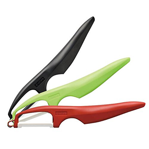 CP-11-BK Double Edge Peeler, Ceramics, Black 2