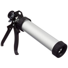 B27422 Caulking Gun Closed of Aluminium, Silver/Black